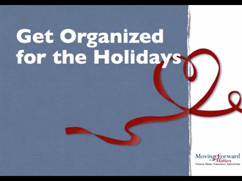 Get Organized for the Holidays